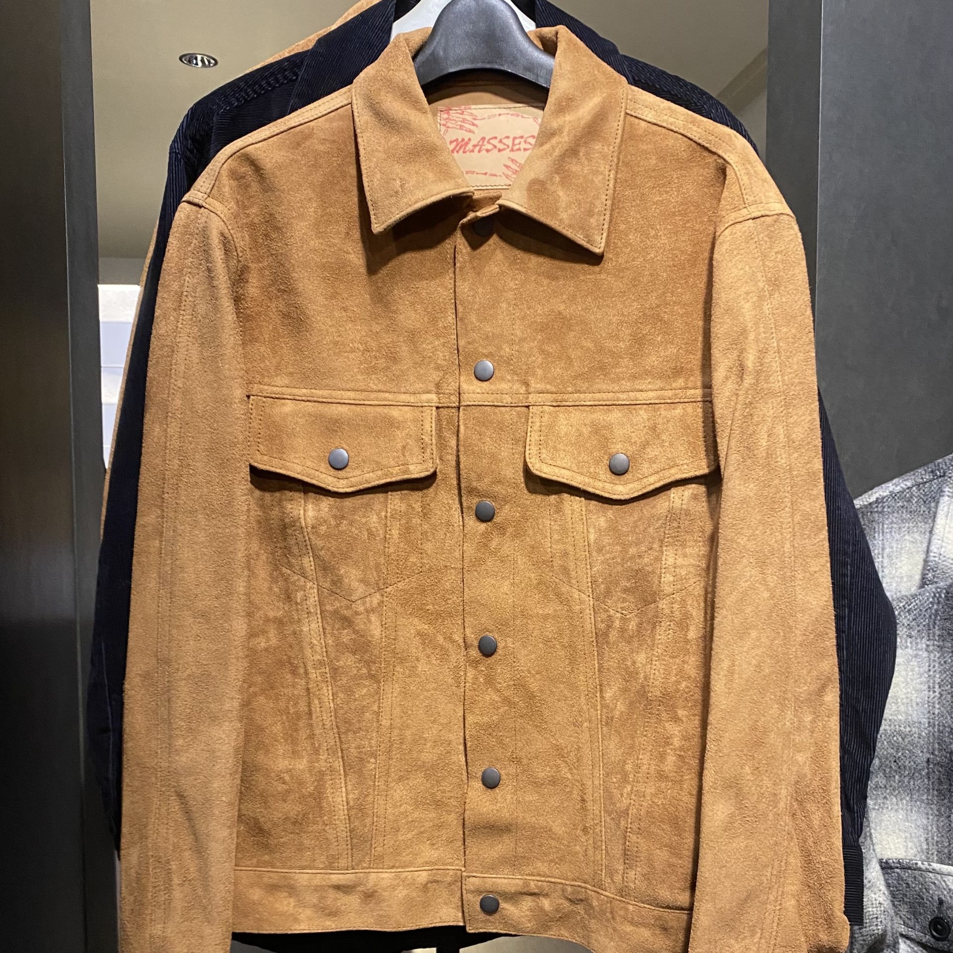 【MASSES/マシス】スウェード ジャケット